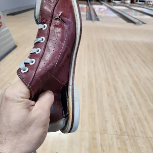 Old ass Ronald McDonald's loafer.