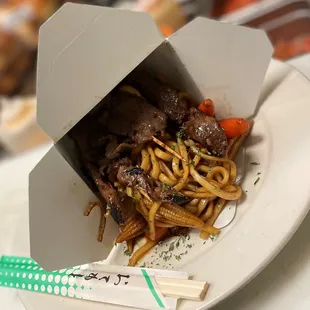 Beef Tenderloin Lo Mein is always a good call