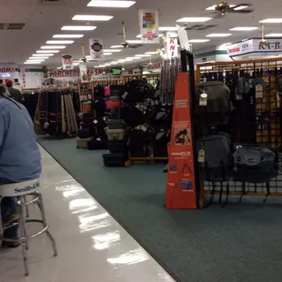 View from our seats.