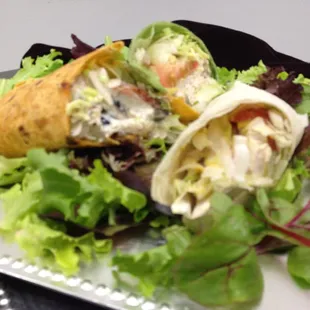 Our Newest Menu Item: Chicken and Tuna Salad Wraps