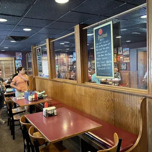 the interior of a restaurant