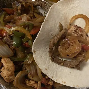 Fajitas Texanas Plate