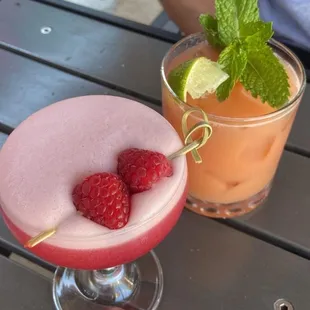 Clover Club in the front, Mai Tai in the back. Both were amazing!
