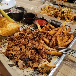 Pulled pork platter