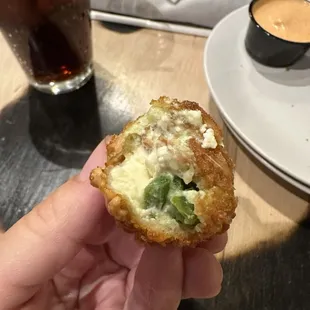 Inside of Jalapeño Poppers