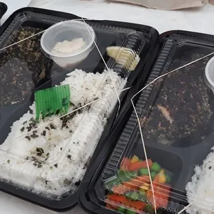 Furikake ahi.  $5. 3X