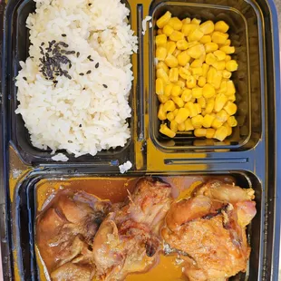 Guava chicken bento