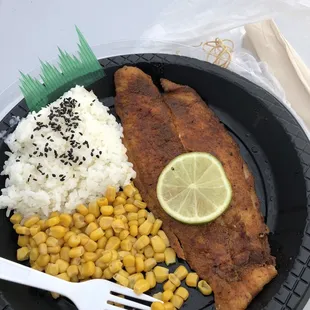 Cajun Snapper "Bento Box"
