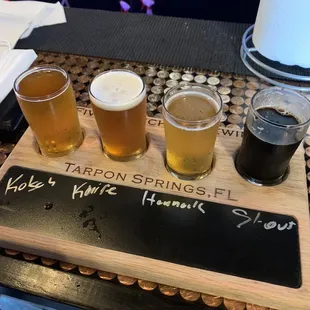 Beer flight. So good!