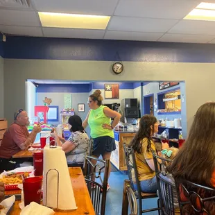 Entrance and front counter.