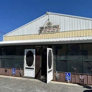 The outside