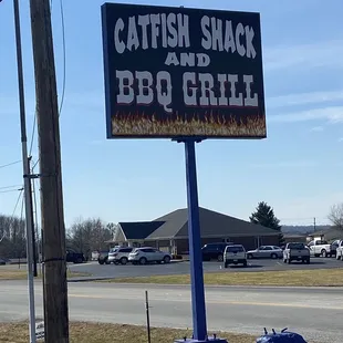 Old sign of former restaurant-  u see this, you&apos;re at the right spot!