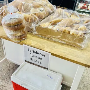 Tortillas y buñuelos