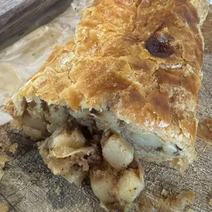 Chorizo potato pastry