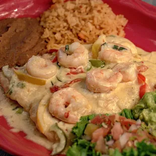 Shrimp Enchiladas