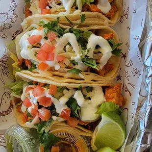 Chicken supreme tacos