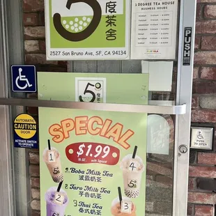 a special offer sign