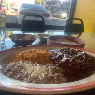 a plate of food