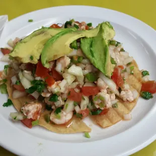 Shrimp ceviche with a bit of a kick.