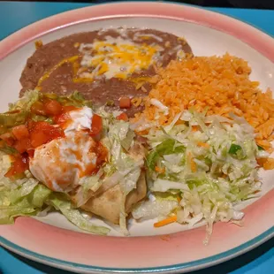 Shredded Beef Chimichanga