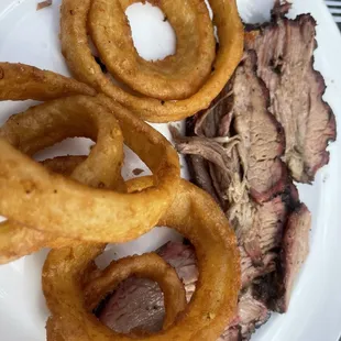 The BBQ and OnionRings were "muah, chefs kiss "