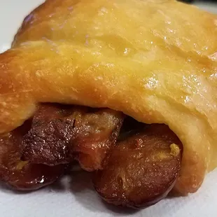 Kolache.  Bigger than most I've had, with plenty of "stuff" inside!  :)