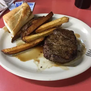 Filet and fries