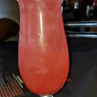 Strawberry mango or peach long island $5 During happy hour