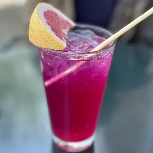 Prickly Pear &amp; Grapefruit Shrub.
