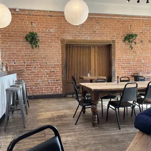 Inside the restaurant