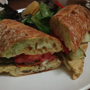 Grilled Tempeh Sandwich