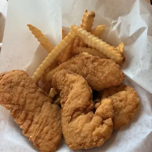 Chicken Strips with Fries