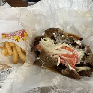 Gyro &amp; Fries