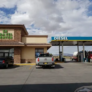 a gas station