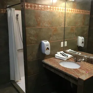 Very clean showers