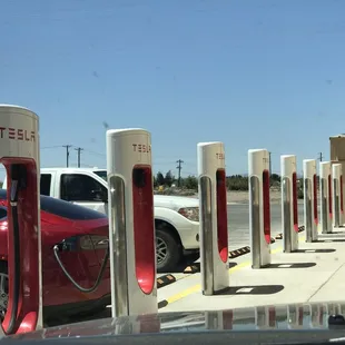 8 charging stations! Yep, 8!