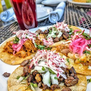 Tacos de asada y al pastor