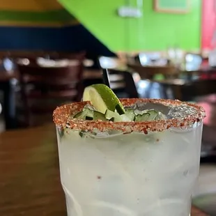 Cucumber margarita