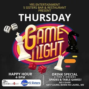 Thursday Game Nite