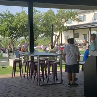 The outdoors is indoors here...