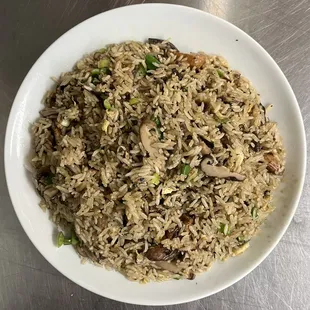 Garlic Mushroom Fried Rice