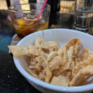 crispy wonton strips
