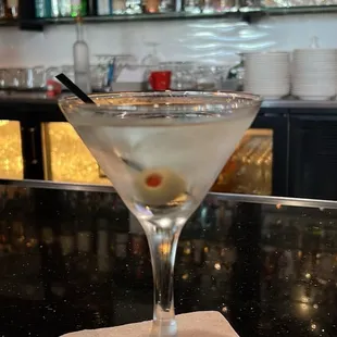 Hendricks gin martini.