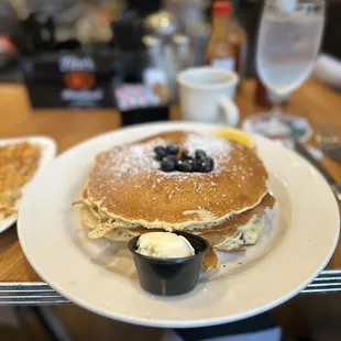 Blueberry pancakes