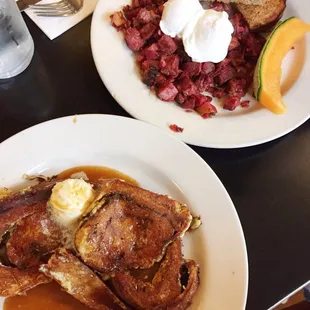 Red Flannel Hash and Eggs