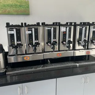 Coffee to pour.