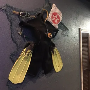 They have cool dive equipment everywhere (I get it DIVE bar)