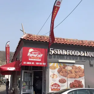 They sell fried chicken inside!