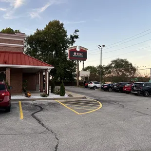 Front of building. LOTS of parking behind.