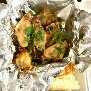 Sweet chili wings.